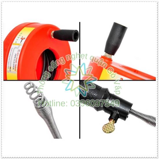 Th&ocirc;ng nghẹt bồn cầu bị tắc d&ugrave;ng m&aacute;y khoan d&acirc;y c&aacute;p